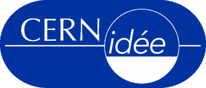 CERNidée logo and click-through link to submit idea